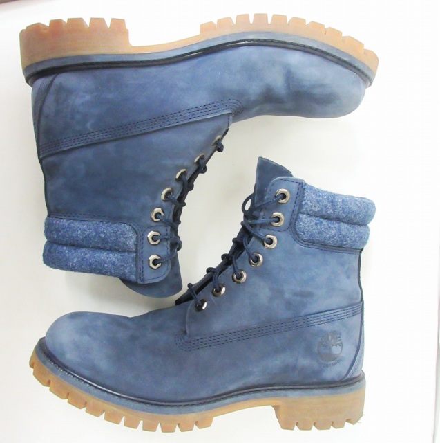 未使用✨ 希少 ティンバーランド 限定 デニム ブー ブルー 25 Timberland - 1035 希少 ティンバーランド デニム生地 ブーツ 25.5cm