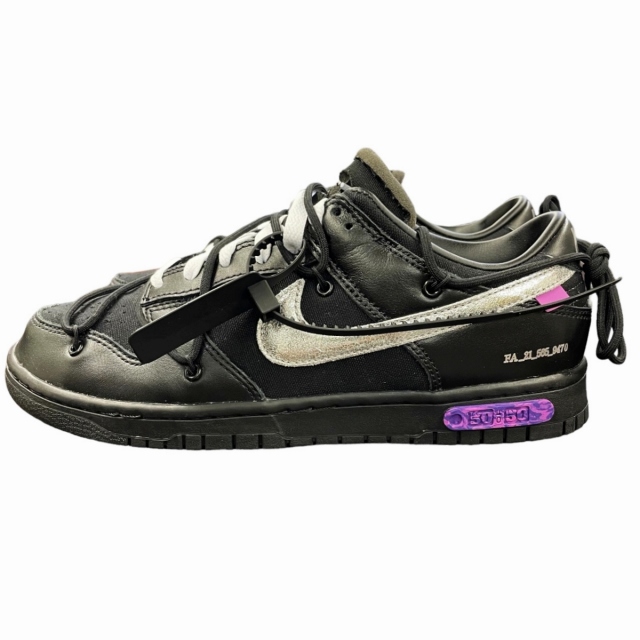 未使用品 ナイキ NIKE x オフホワイト Off-White Dunk Low 1 OF 50 