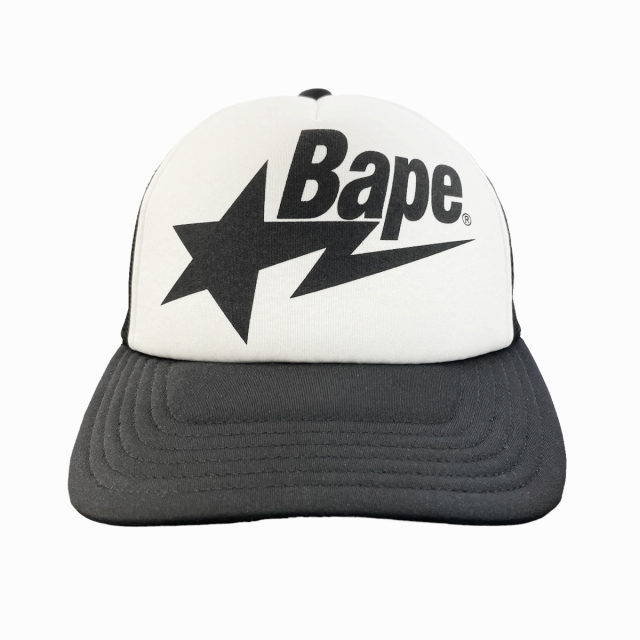 希少 Black eye patch ×Bape 暑苦しい 帽子 キャップ エイプ