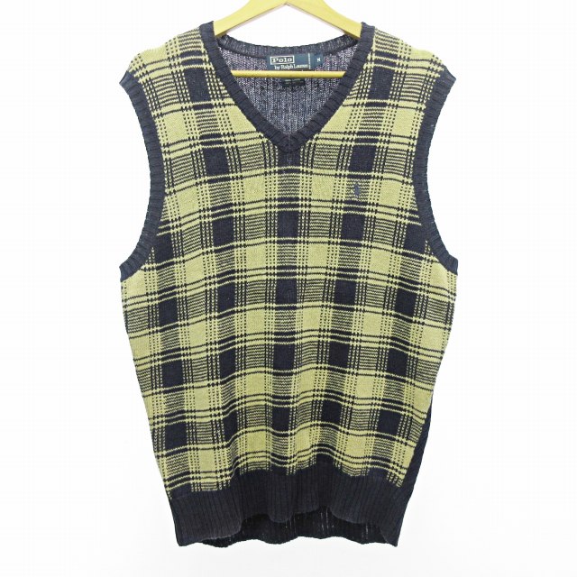 ポロ バイ ラルフローレン Polo by Ralph Lauren 90S ベスト ニット 麻 