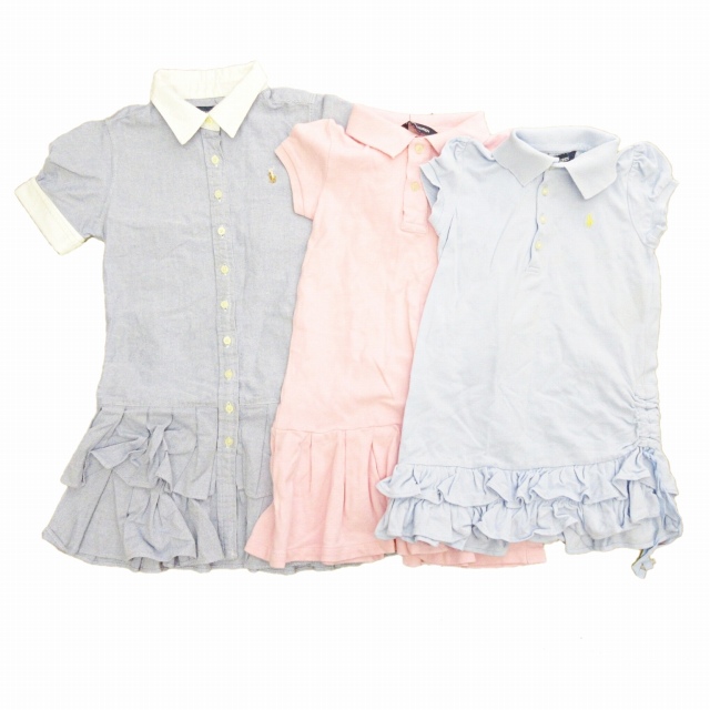 ラルフローレン RALPH LAUREN キッズ ポロ ワンピース 3点 3着 セット 