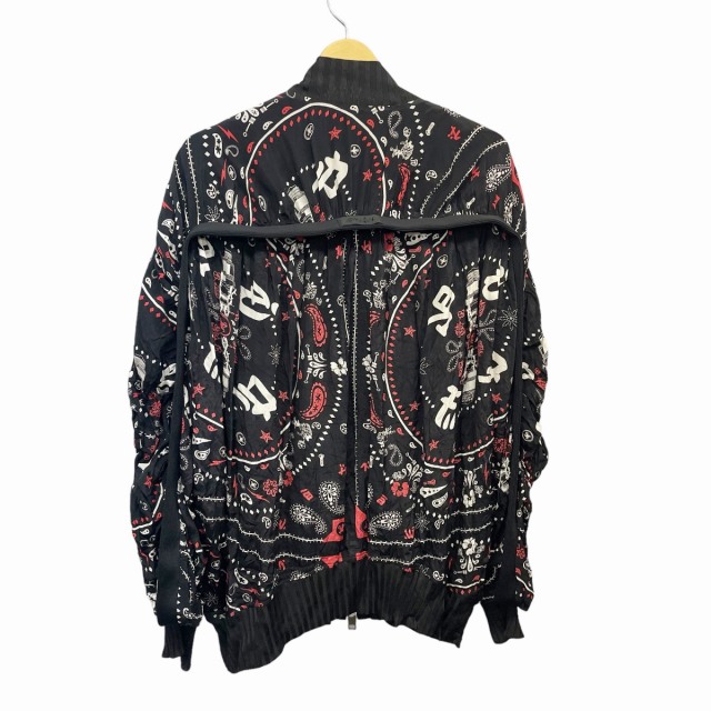 ディーゼル DIESEL 美品 19ss ペイズリー柄レーヨンボンバージャケット 