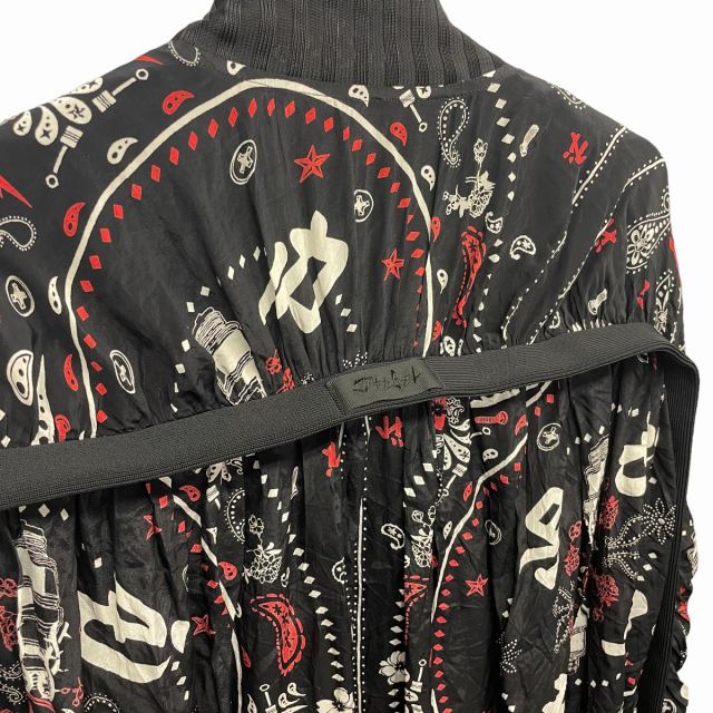 ディーゼル DIESEL 美品 19ss ペイズリー柄レーヨンボンバージャケット