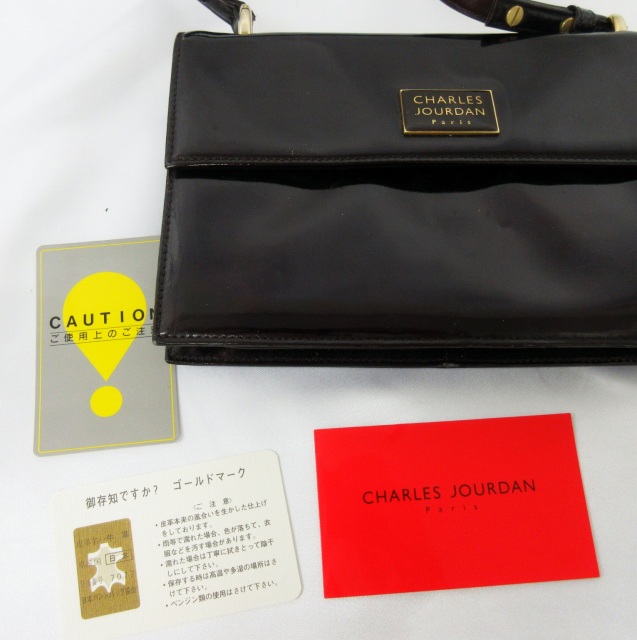 シャルル ジョルダン CHARLES JOURDAN タグ付き ショルダーバッグ 