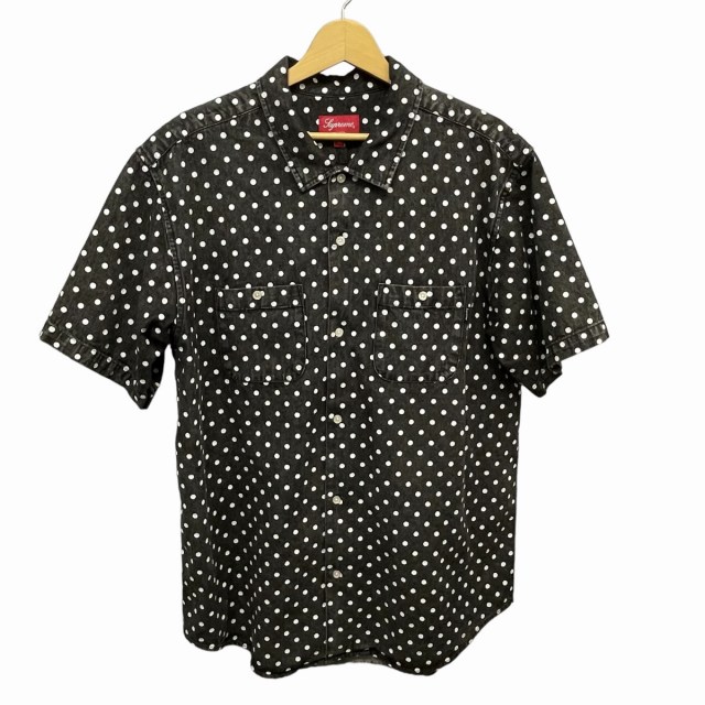 シュプリーム SUPREME 18SS POLKA DOT DENIM SHIRT デニム シャツ 