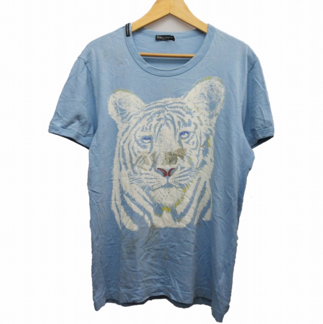 ドルチェ&ガッバーナ ドルガバ DOLCE&GABBANA タイガー Tシャツ 虎 綿 