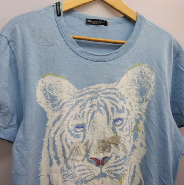 ドルチェ&ガッバーナ ドルガバ DOLCE&GABBANA タイガー Tシャツ 虎 綿 