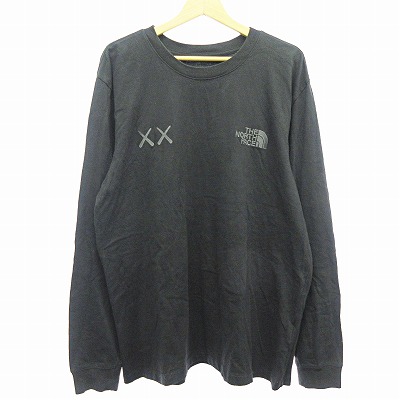 ザノースフェイス THE NORTH FACE × KAWS カウズ L/S Tee Tシャツ 
