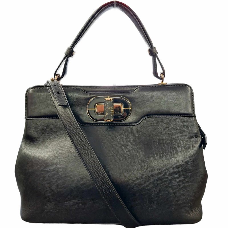 ブルガリ BVLGARI イザベラ ロッセリーニ 2WAY ハンドバッグ 