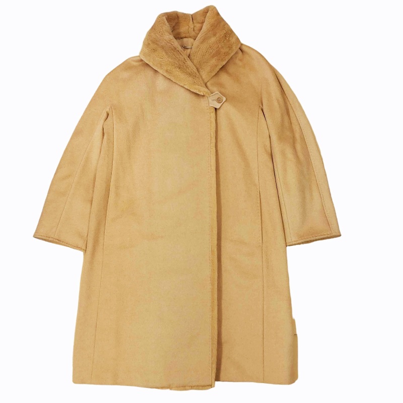 マックスマーラ MAX MARA 美品 白タグ 最高級ライン キャメル 