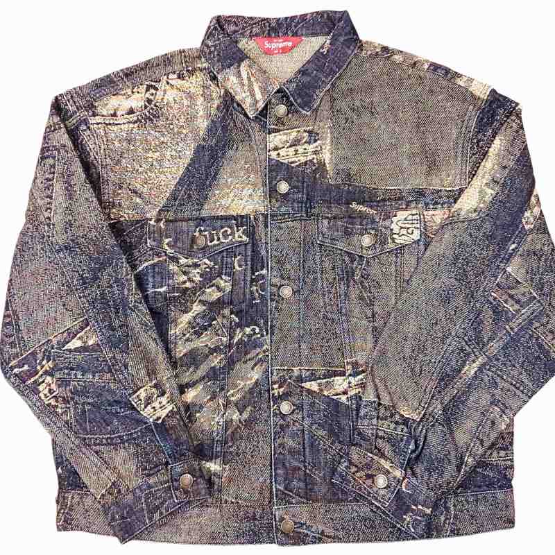 未使用品 シュプリーム SUPREME 23SS Archive Denim Jacquard Trucker  