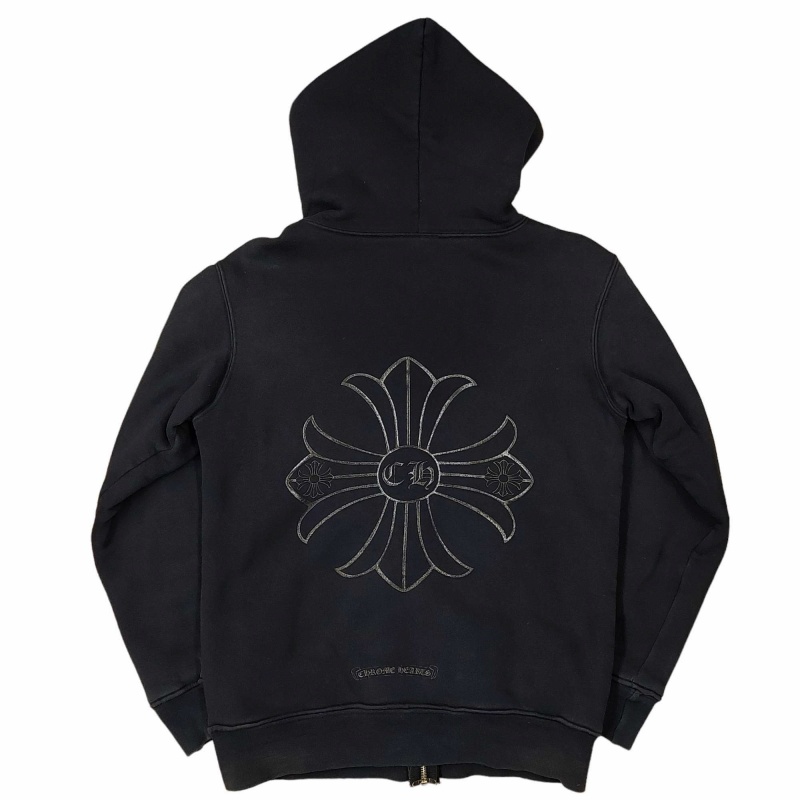 クロムハーツ CHROME HEARTS CHプラス プリント ダガージップ フーディ 