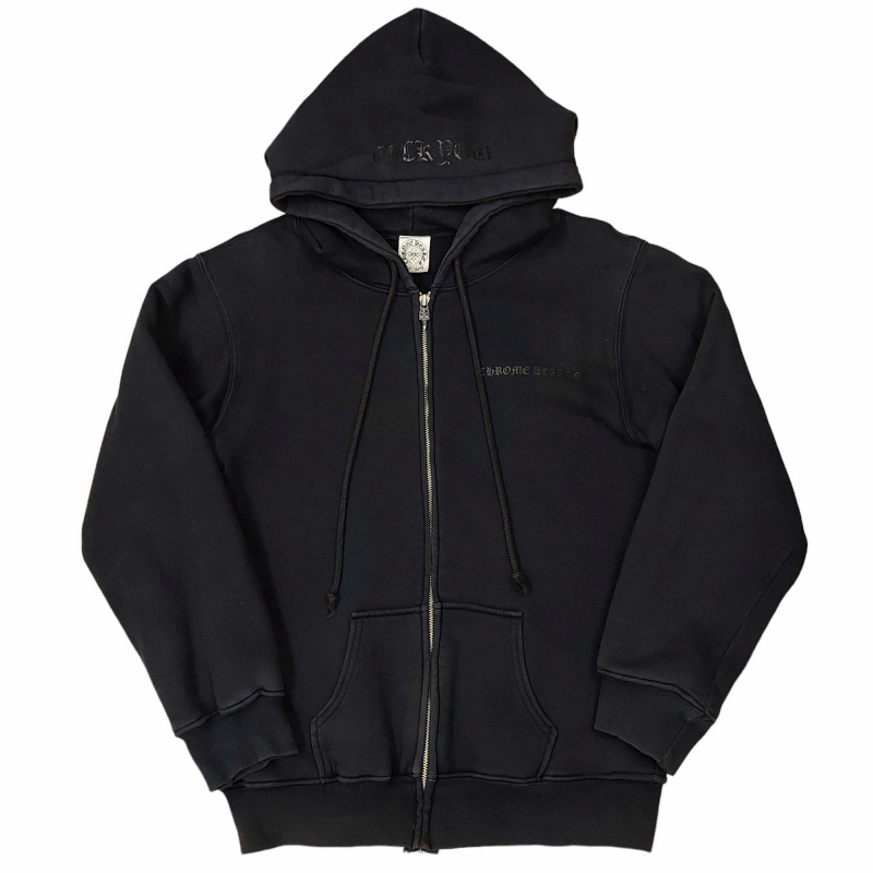 クロムハーツ CHROME HEARTS CHプラス プリント ダガージップ フーディ 