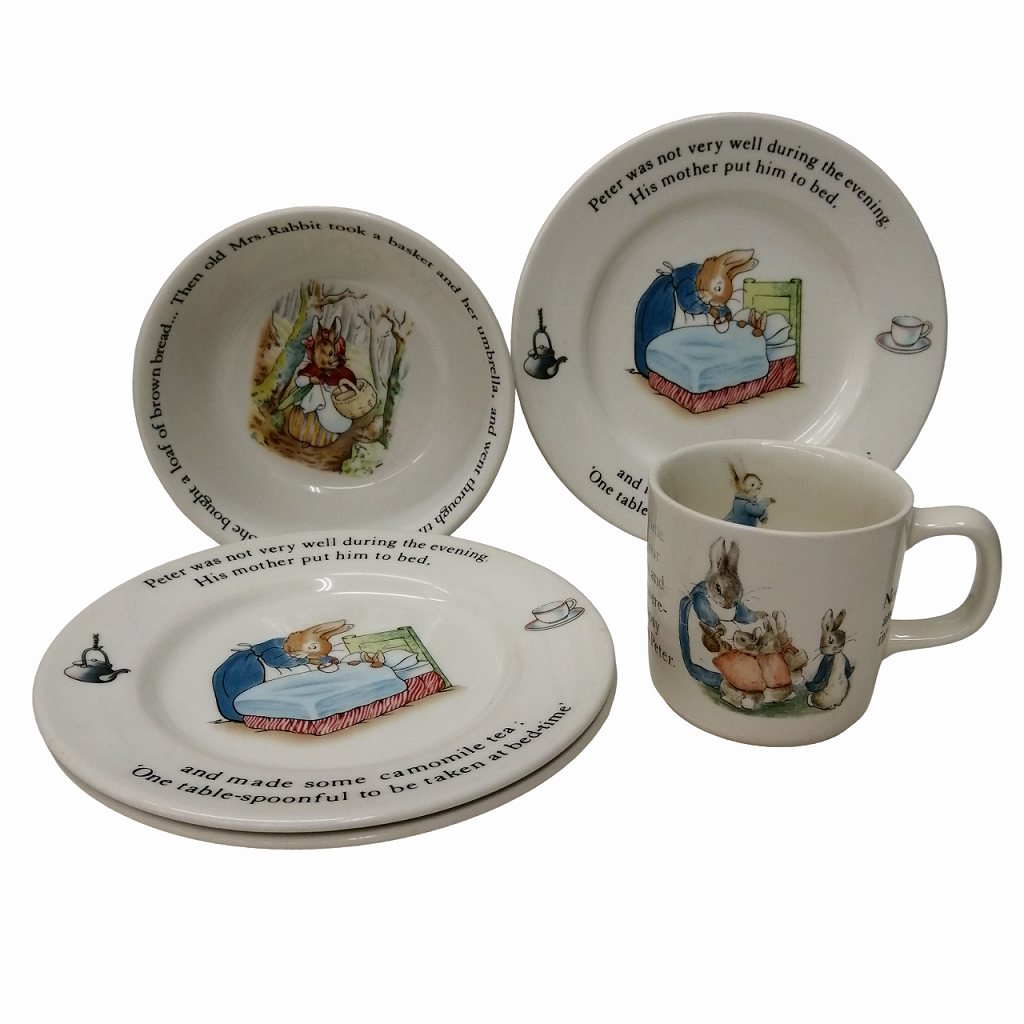ウェッジウッド WEDGWOOD ×ピーターラビット 食器まとめて5点 お皿 