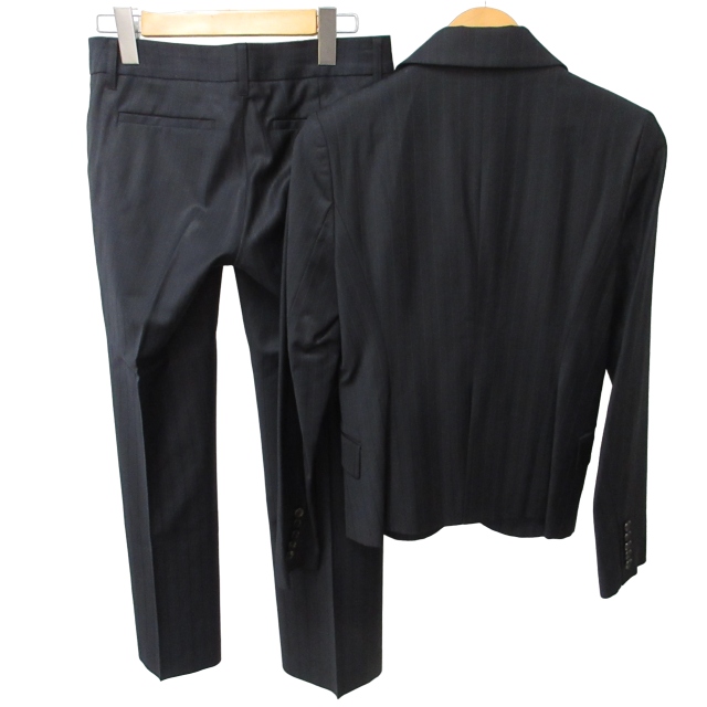 エムプルミエ ブラック M-Premier BLACK ウール セットアップ パンツ  