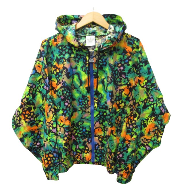 アディダスオリジナルス adidas originals ヴィンテージ リネン混 総柄 