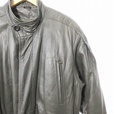 エンバ EMBA レザー コート ロング シェアードウィーゼルファー