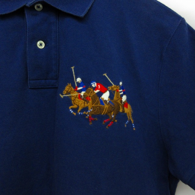 未使用 ラルフローレン タータンチェック 半袖 ポロシャツ M ビッグポニー POLO RALPH LAUREN ポロ ラルフローレン ポロシャツ 半袖 ビッグ