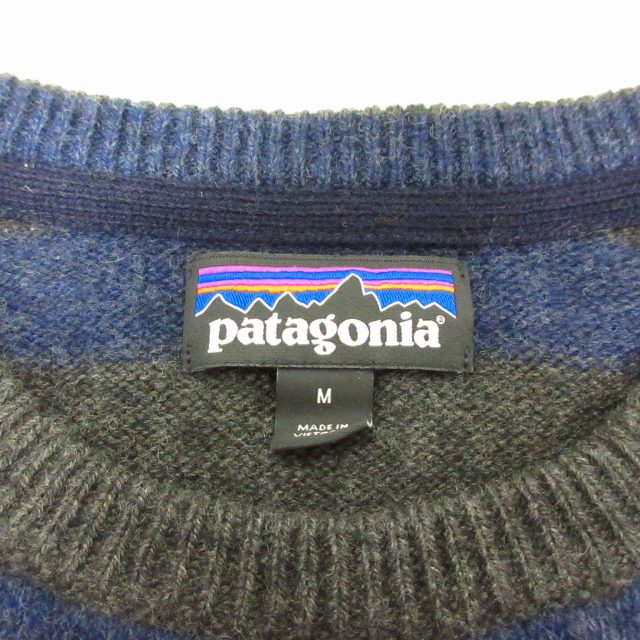 パタゴニア Patagonia 美品 近年モデル カシミヤ ボーダー ニット 