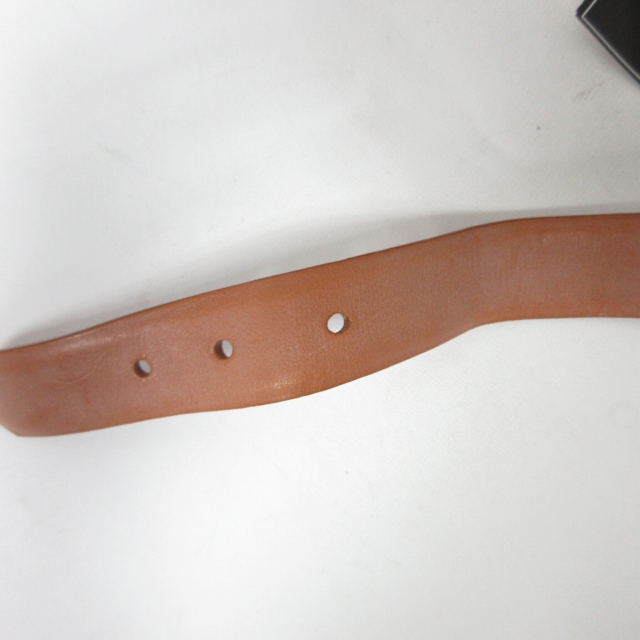 ラルフローレン RALPH LAUREN レザーベルト 蹄鉄バックル シルバー金具