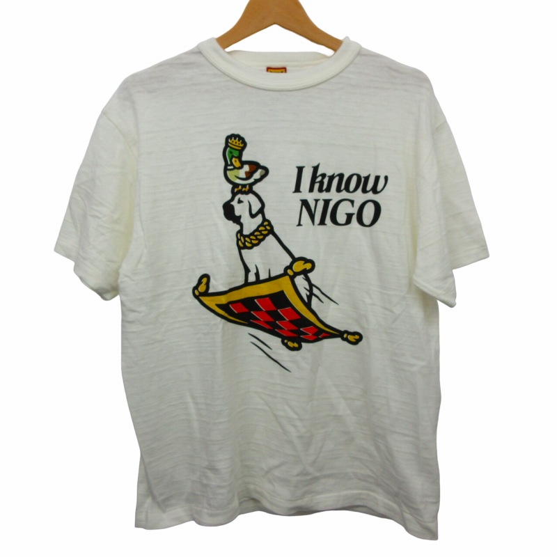 ヒューマンメイド HUMAN MADE I KNOW NIGO Tシャツ シングルステッチ 