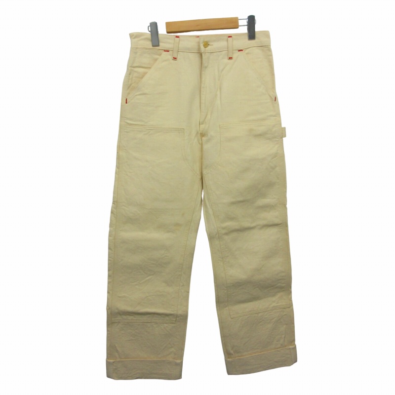 Carhartt 100 years 100周年 ダブルニーホワイトデニムパンツ カーハート carhartt 90s ダブルニー ホワイトデニム ジーンズ