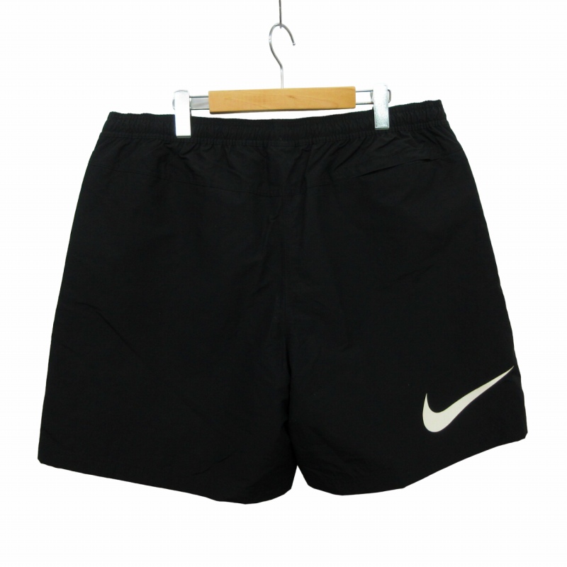 ナイキ スマイルロゴ スイムショートパンツ 白黒 ナイキ NIKE スマイルロゴ スイムショートパンツ 白黒