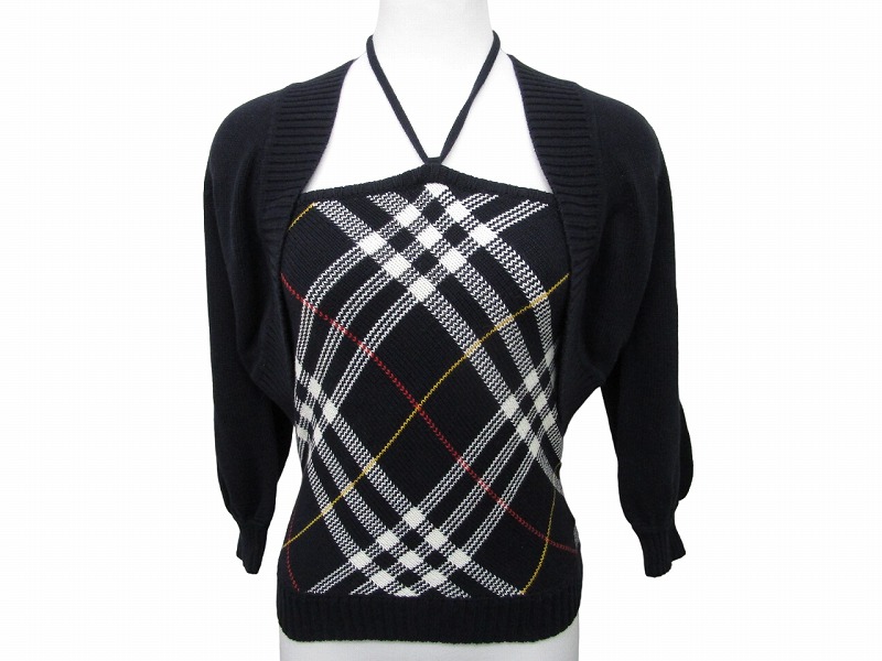 BURBERRY アンサンブル BURBERRY】 チェック アンサンブル120A