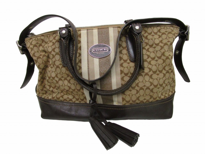 コーチ COACH シグネチャー 2WAY ショルダーバッグ ハンド