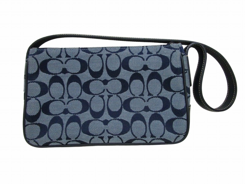 コーチ COACH 美品 シグネチャー ショルダーバッグ ワンハンドル 総柄 