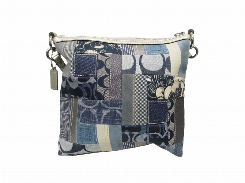 Coach パッチワークデザイン バッグ トート 22・パッチワーク