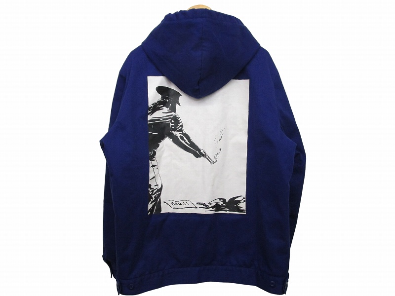 シュプリーム SUPREME 14AW Pettibon Bang Hooded Work Jacket ワーク 