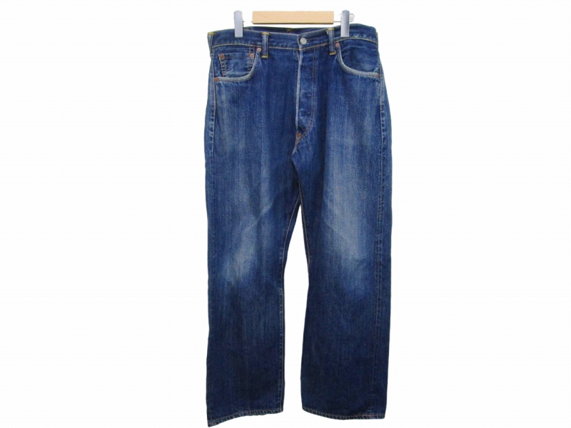 エヴィス EVISU デニム パンツ ジーンズ ボタンフライ 赤耳 日本