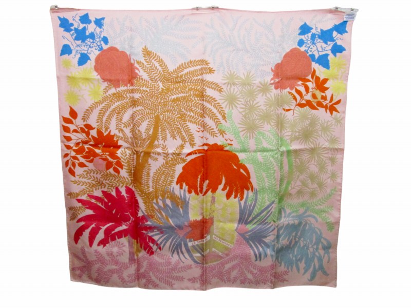 未使用品 エルメス HERMES カレ90 Le Jardin des Peintres 画家たちの 