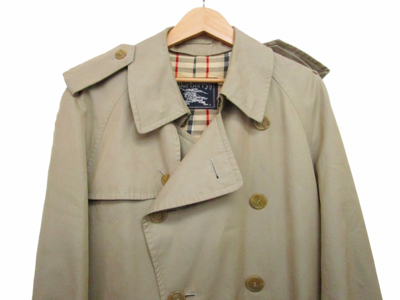 バーバリーズ　トレンチコート　ロングコート　ノバチェック　ベルト　ベージュ　L バーバリーズトレンチコートロングコートノバチェックベルト