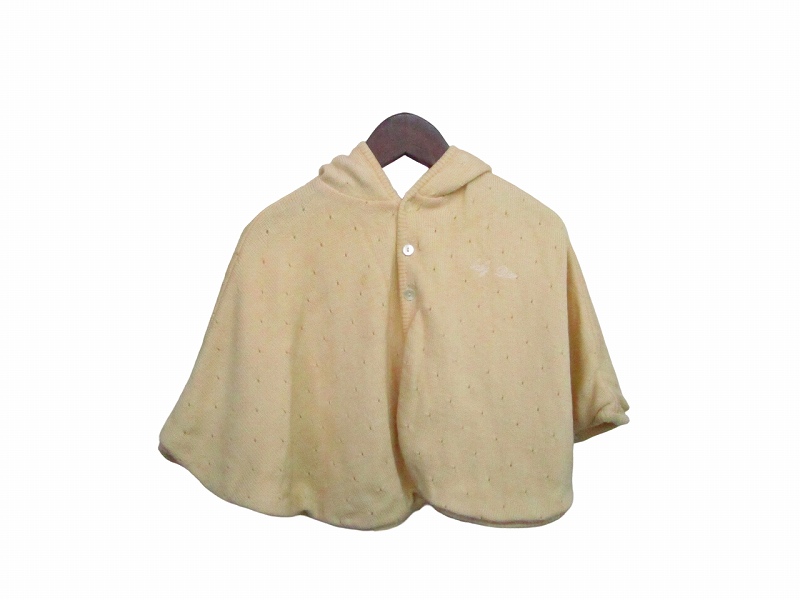 ベビーディオール baby Dior ポンチョ トップス ロゴ キッズ クリーム  