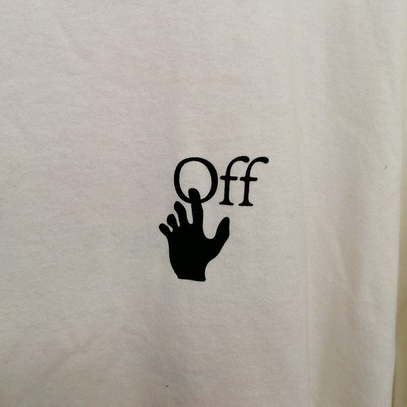 オフホワイト OFF WHITE バックプリントアローロゴ Tシャツ カットソー