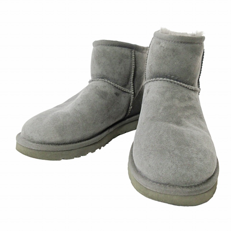 アグ UGG 5854 クラシックミニ ムートン ブーツ ショート グレー 7 