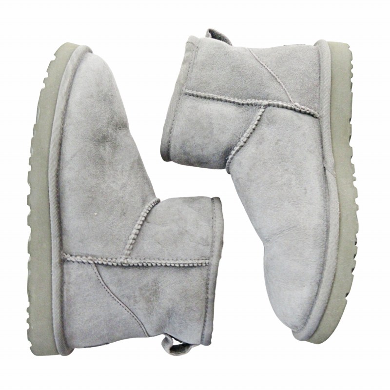 アグ UGG 5854 クラシックミニ ムートン ブーツ ショート グレー 7 