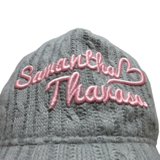Samantha Thavasa - 新品　タグ付　UNDER25 Samantha Thavasaアンダー25ニット 楽天市場】サマンサタバサ UNDER25 キャップ 黒×ピンク 立体ロゴ