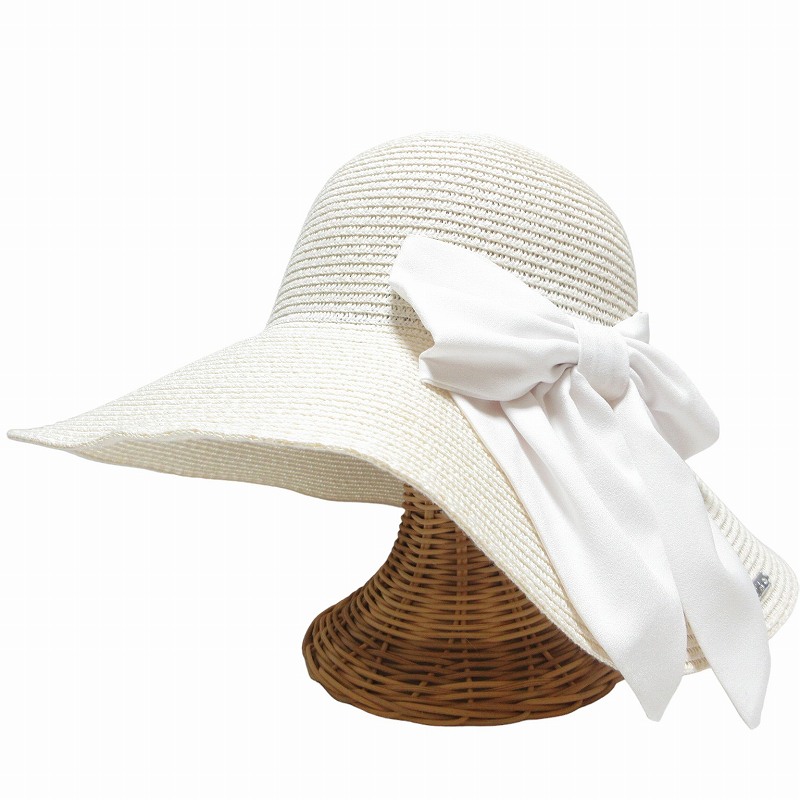 レディ Rady 麦わら帽子 ストローハット つば広帽子 リボン ワン