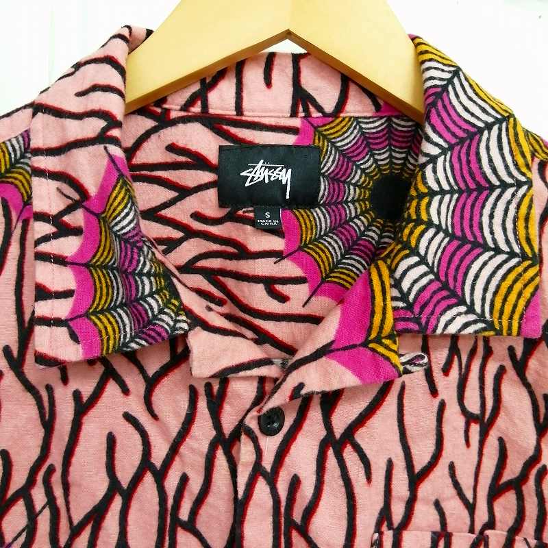 ステューシー STUSSY 近年モデル 開襟 オープンカラーシャツ 総