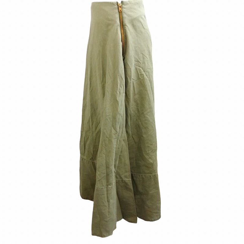 マディソンブルー MADISONBLUE コットンサテン ロングスカート  