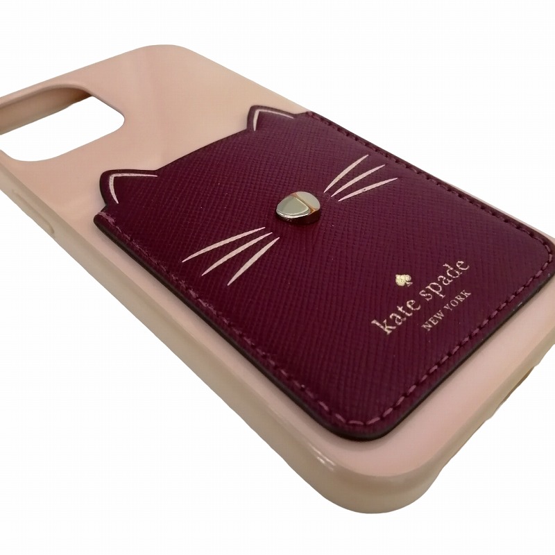 ウィスカーズ アイフォン 15 ケース 猫 キャット kate spade iPhone 15