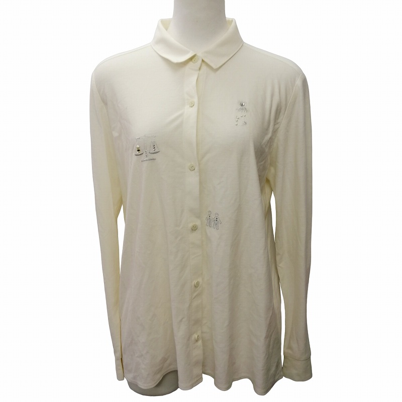 ピッコーネ シャツ チュニック 刺繍 マロンくん ピッコーネ シャツ