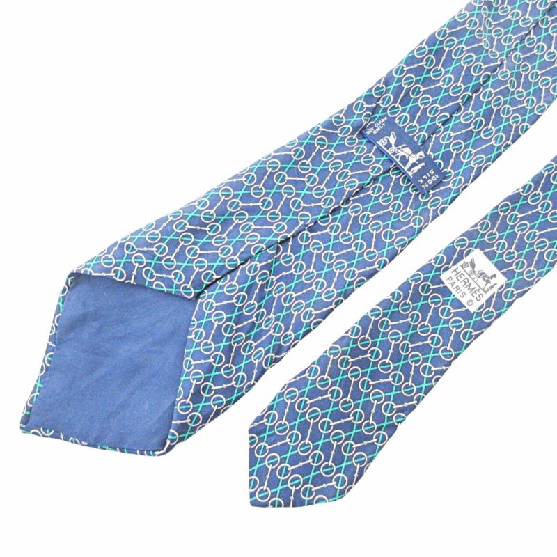 【エルメス　HERMES】ネクタイ HERMES 【新品】 エルメス ネクタイ シルクツイルタイ 7cm《 H