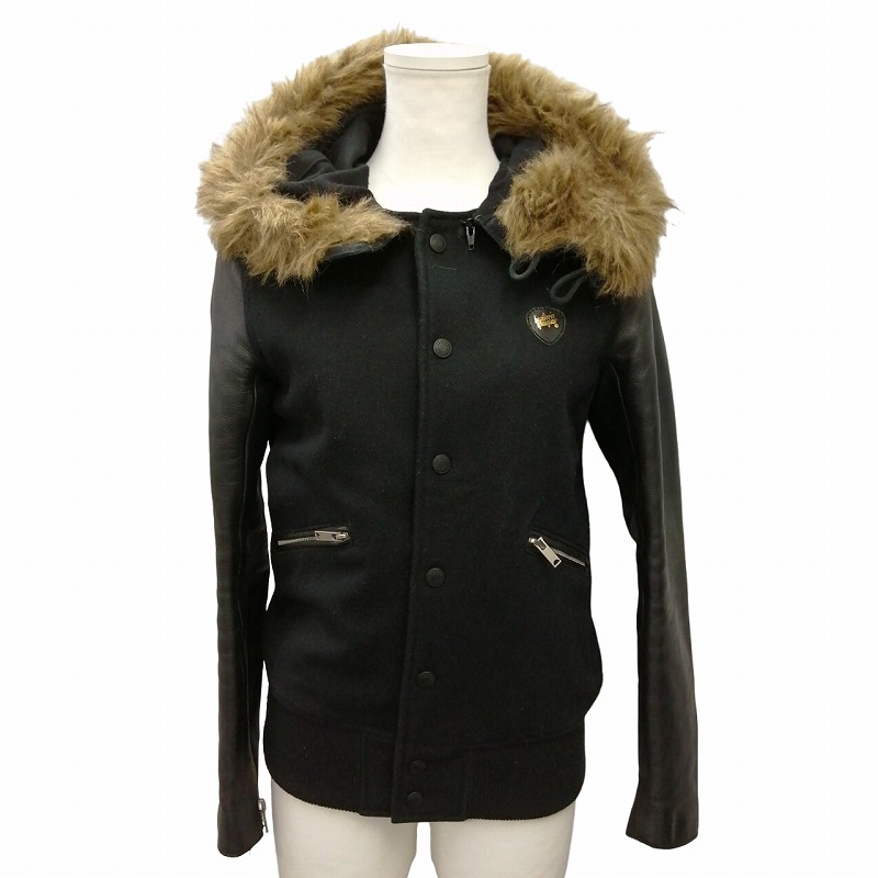ヒステリックグラマー HYSTERIC GLAMOUR 美品 メルトンスタジャン 