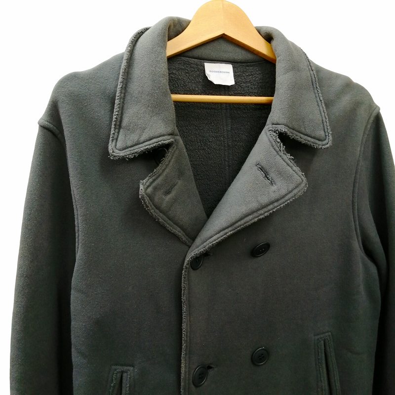 グッドイナフ GOODENOUGH 90s コットンPコート ダブル コート 裏起毛 