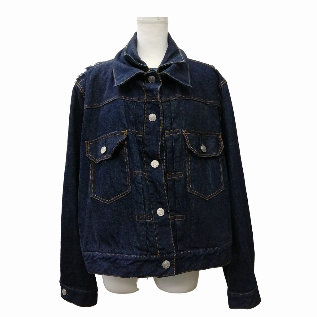 サカイ sacai 20SS ダブルレイヤードジャケット ドッキング デニム 20 
