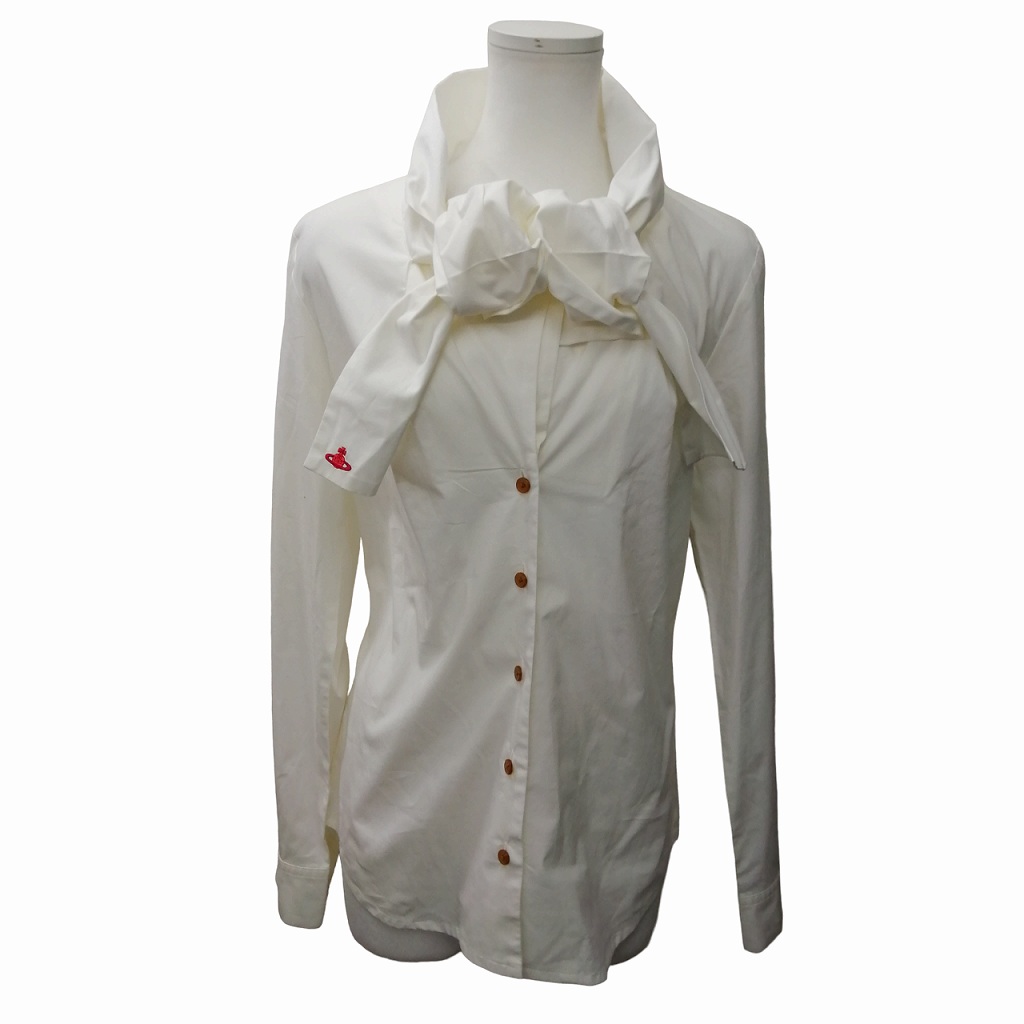 Vivienne Westwood ボウタイリボンシャツ長袖